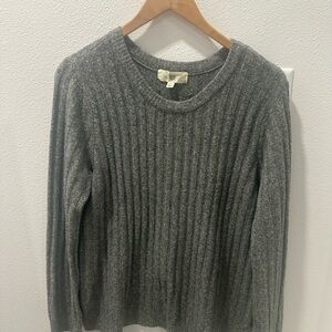 Gray Crew Neck Sweater